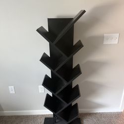 $40 Black Wooden Bookcase 