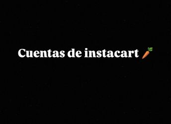 Cuentas De Instacart