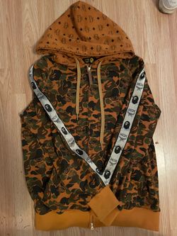 Mcm x bape hoodie