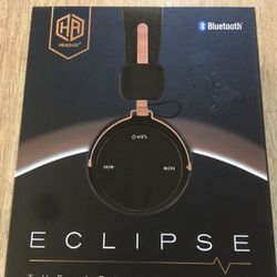 HeadArt Eclipse The Art of Sound Bluetooth In-Line Mic  Folding Headband Brand New Sealed 