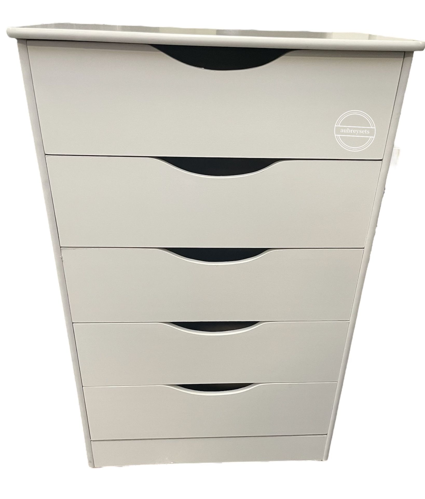 White 5 Drawer Chest In Stock 