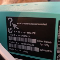 HP All In One PC