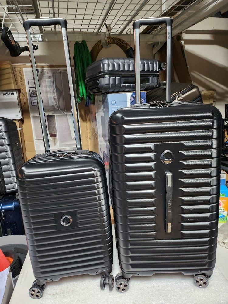 2-Piece Delsey Hardside Trunk Luggage Set