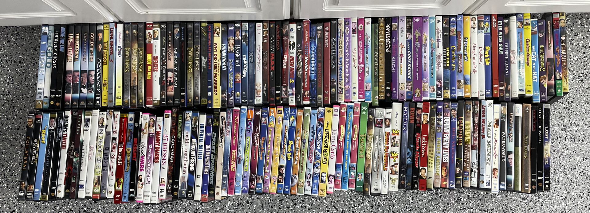 Collection of 149 DVDs