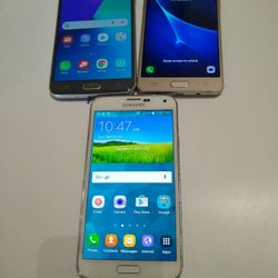 SAMSUNG GALAXY ANDROID Old Phones All For $60 No Cracks Working Fine , All 3 Phones For $60  No  Line Or Charger/ Take All No Singles Pickup Only