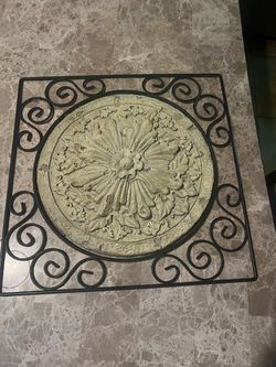Decorativo piedra y metal
