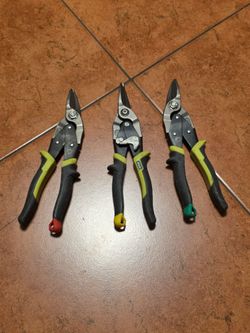 3 PC. Heavy Duty Aviation Snips