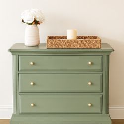 BASSET Solid Wood Dresser – Fully Refinished