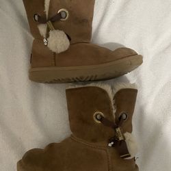 Kids' UGG Irina Tessie Pom Pom Boot