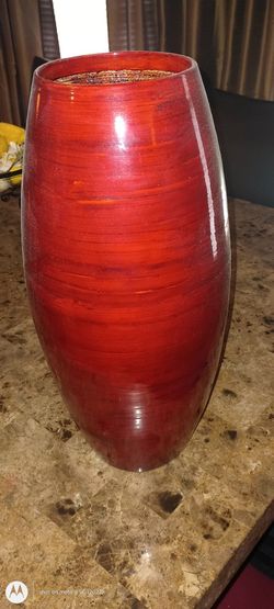 Red Vase