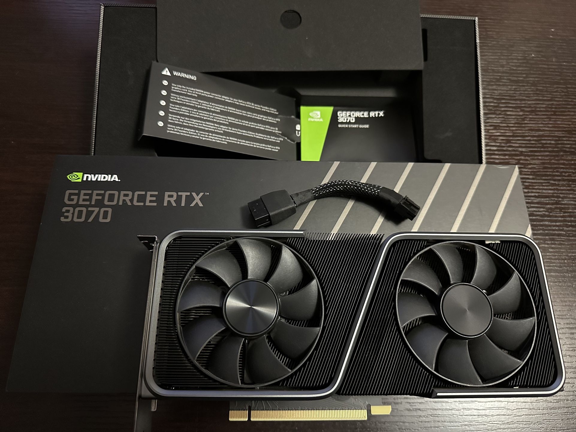 NVIDIA GeForce RTX 3070 Founders Edition 8GB GDDR6 Graphics Card