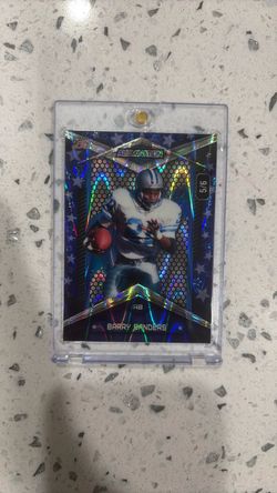 Barry Sanders Alumination Holo Trading Card 5/6