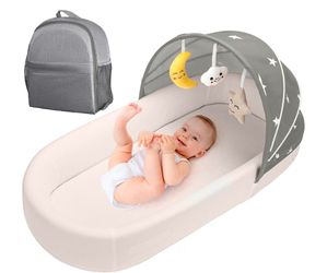 Portable baby nest lounger