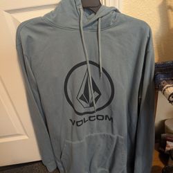 Light Blue Volcom Hoodie