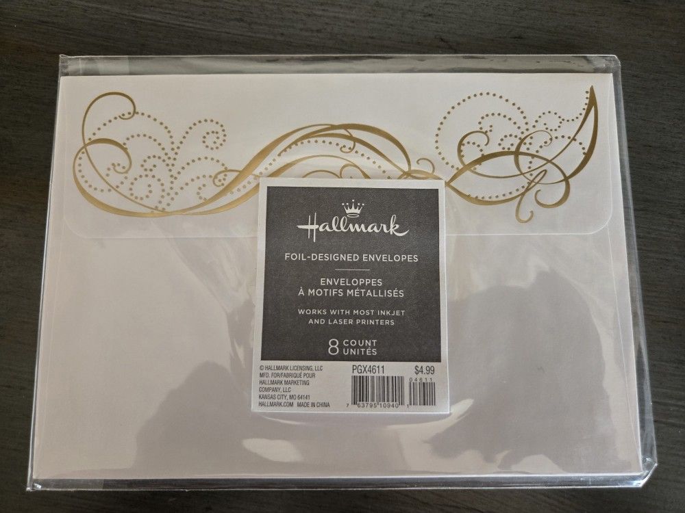Pack of Foil-Designed Envelopes