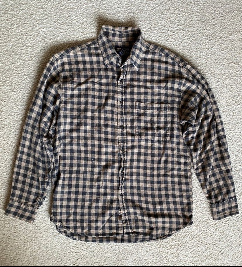 Brown Faded Glory Flannel