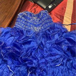 Royal Blue Quince Dress