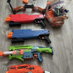Nerf Guns With Bullets And Arrows 