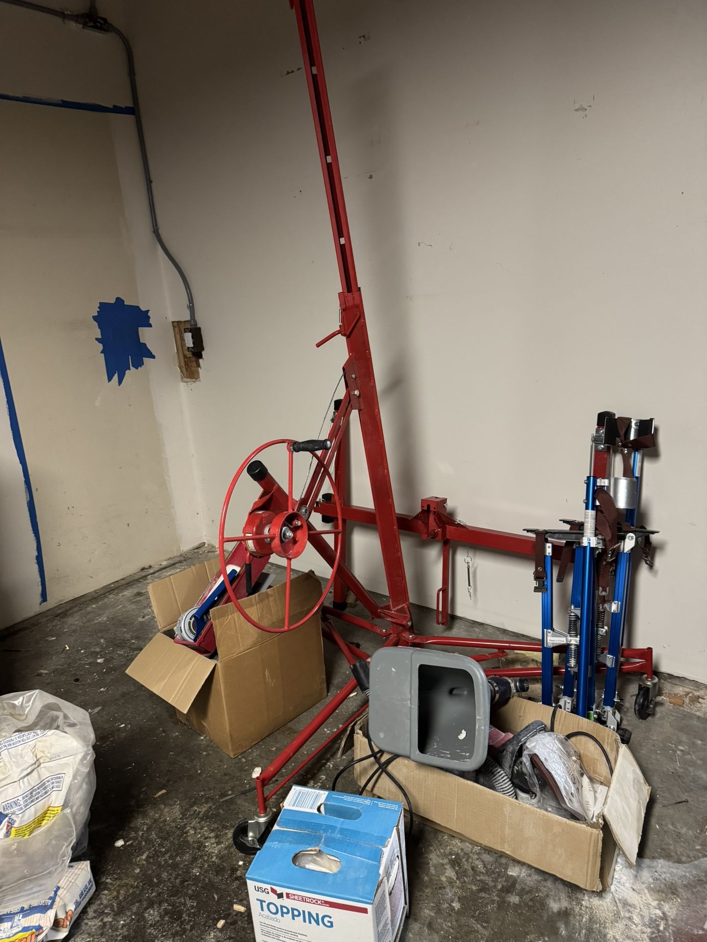 Drywall Lift, Mixer, Stilts, Sander