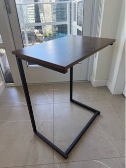 C Shaped End Table