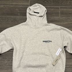 White Essentials Hoodie 