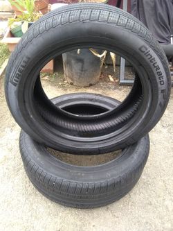 2 PIRELLI P7 245/50/18 runflat excellent condition