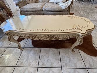 French Provincial Carved Coffee Tables