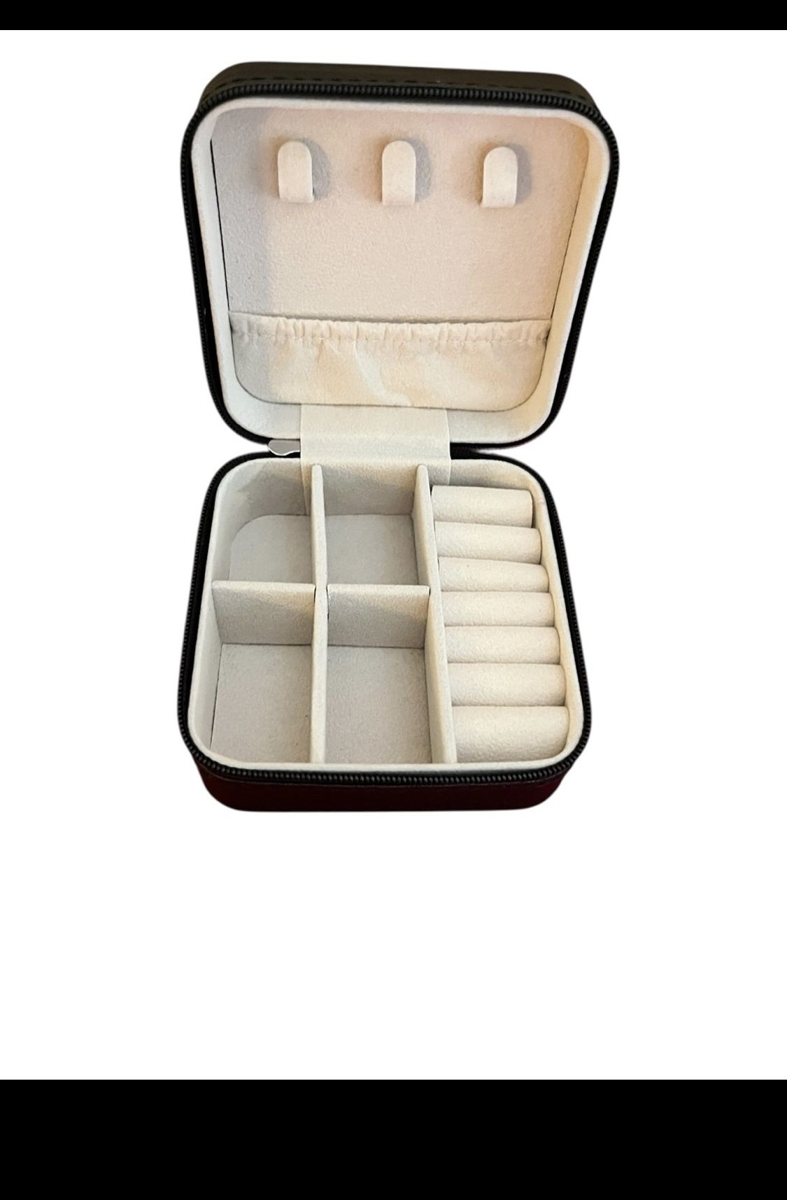 BeBe Gee Travel Size Plush Jewelry Box