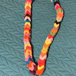 Rainbow Fabric Lanyard 