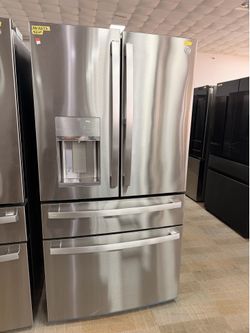 GE PROFILE 36” STANDARD DEPTH FRENCH 4 DOOR FRIDGE 🔥WARRANTY🔥DELIVERY🔥