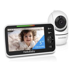 Brand New HelloBaby Monitor -5” Screen + Camera