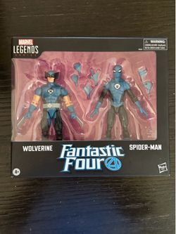 Fantastic Four Marvel Legends Spider-Man & Wolverine (FF4 Deco) Action Figure Two-Pack