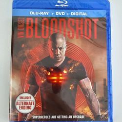 Bloodshot Blu-ray + DVD Vin Diesel *NEW SEALED*