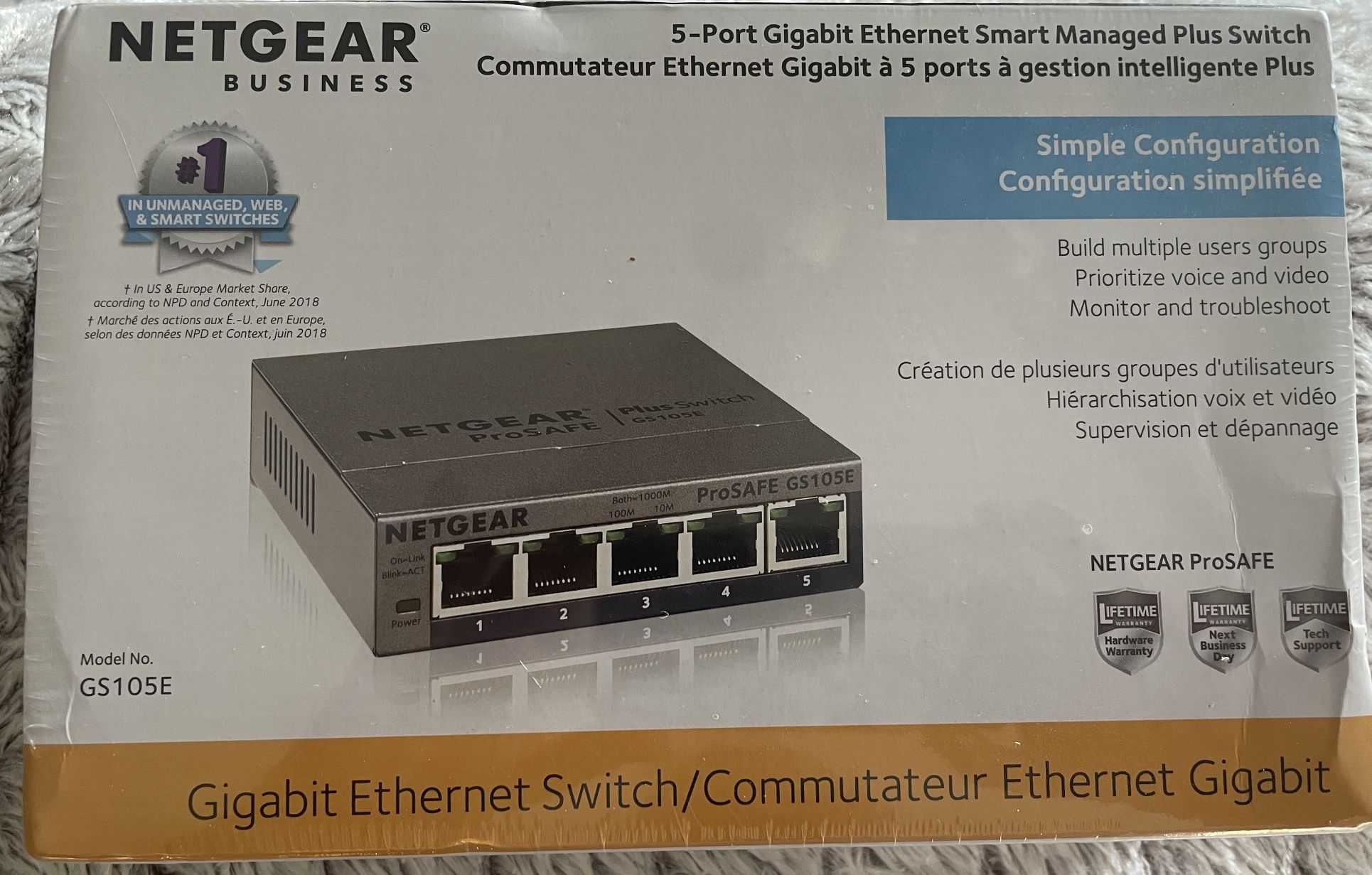 Gigabita ethernet switch 5-port