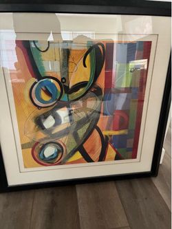 Wall Art Painting.  Framed in glass.  Perfect condition.