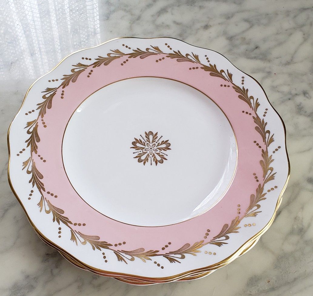 Foley Bone China 4 dinner plates