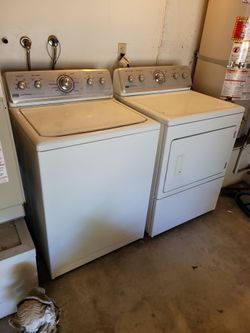 May tag washer and dryer