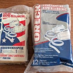Oreck Compact Canister Hypoallergenic Filter Bags
