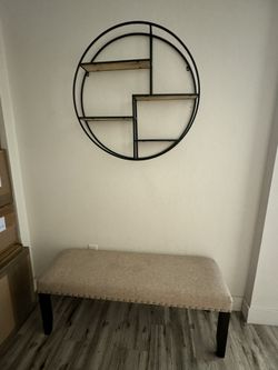 Wall Shelves And Bench 