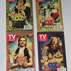 Wizard of Oz TV Guides Complete Set All 4 Covers July 2000