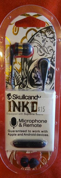 Skullcandy Samsung JVC iPhone earbuds headphones ear bud many different types of available