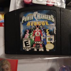 Nintendo 63 Power Rangers Rescue