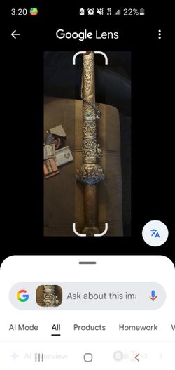 ORNATE CHINESE INLAID CEREMONIAL JIAN SWORD