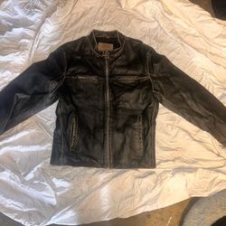Leather Cafe Biker Jacket