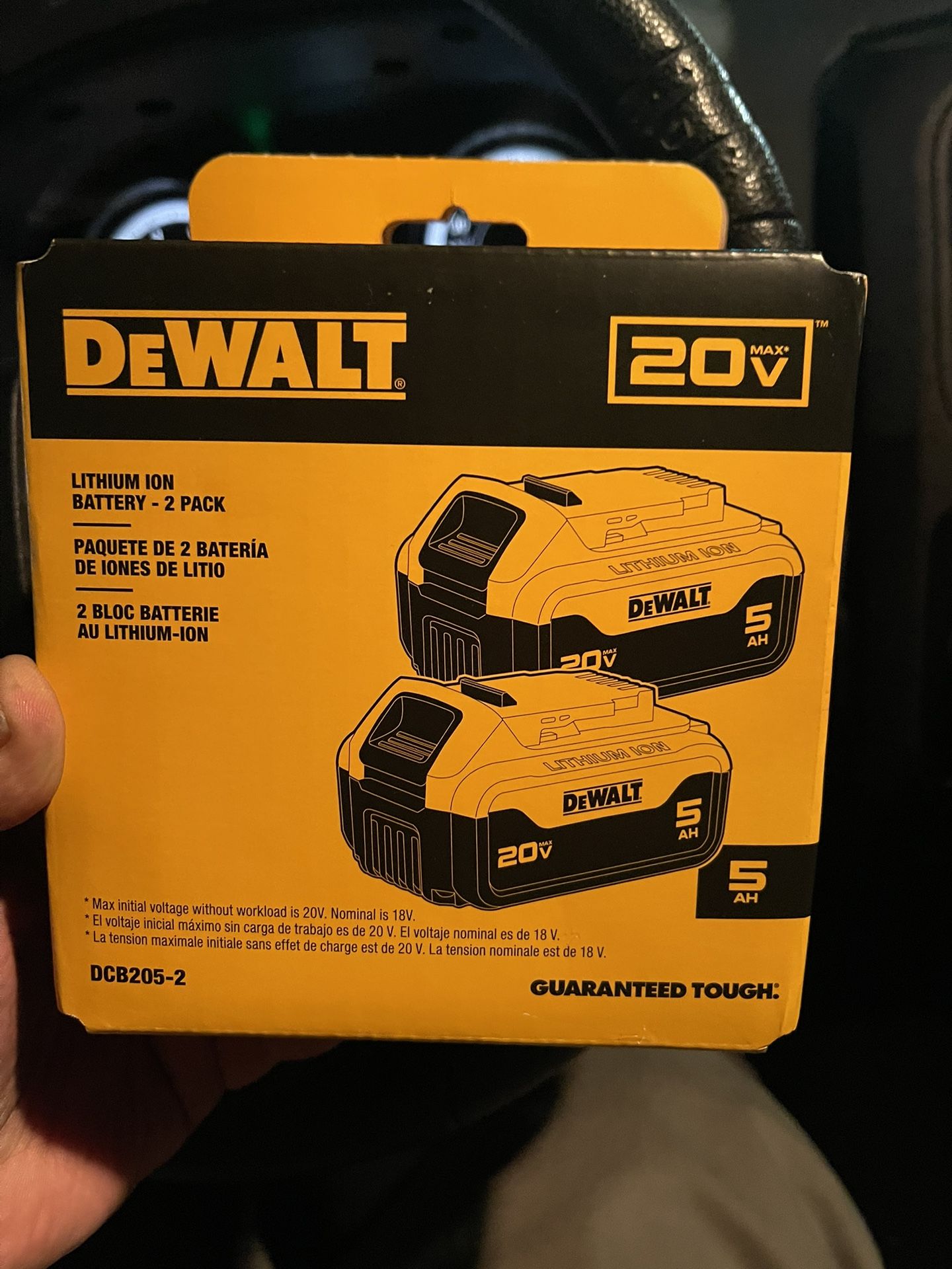 Dewalt 2 # 5Ah Batteries 