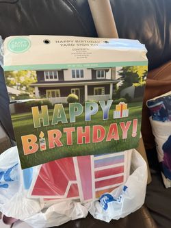 Happy Birthday Sign