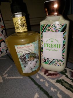 bath and shower gel and lotion from bath and body works