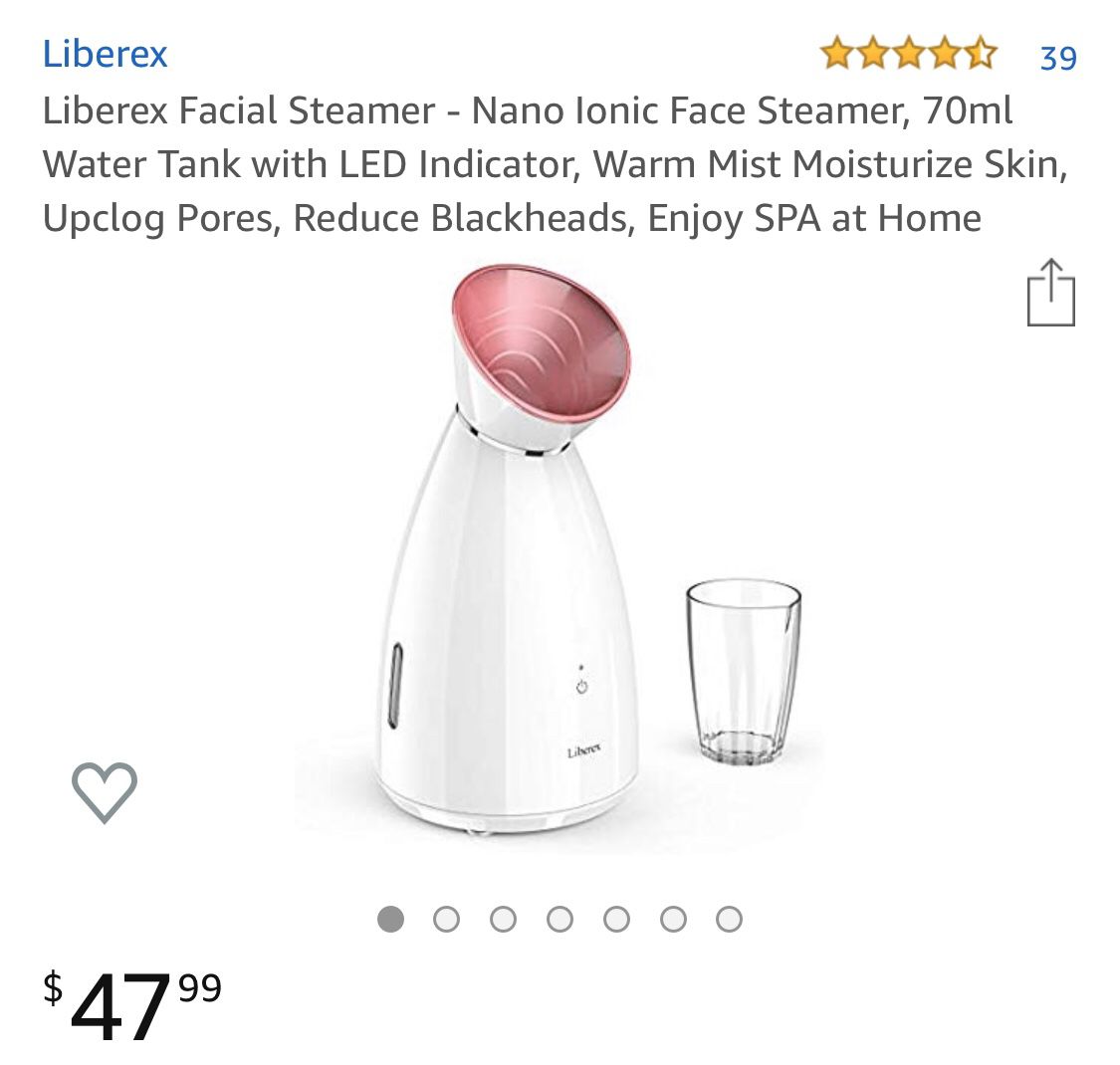 Liberex Facial Steamer - Nano Ionic Face Steamer