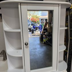 Small Bathroom Cabinet With Mirror