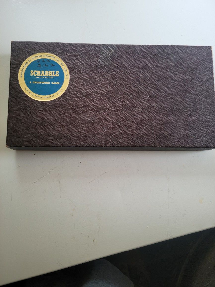 Vintage Scrabble Game